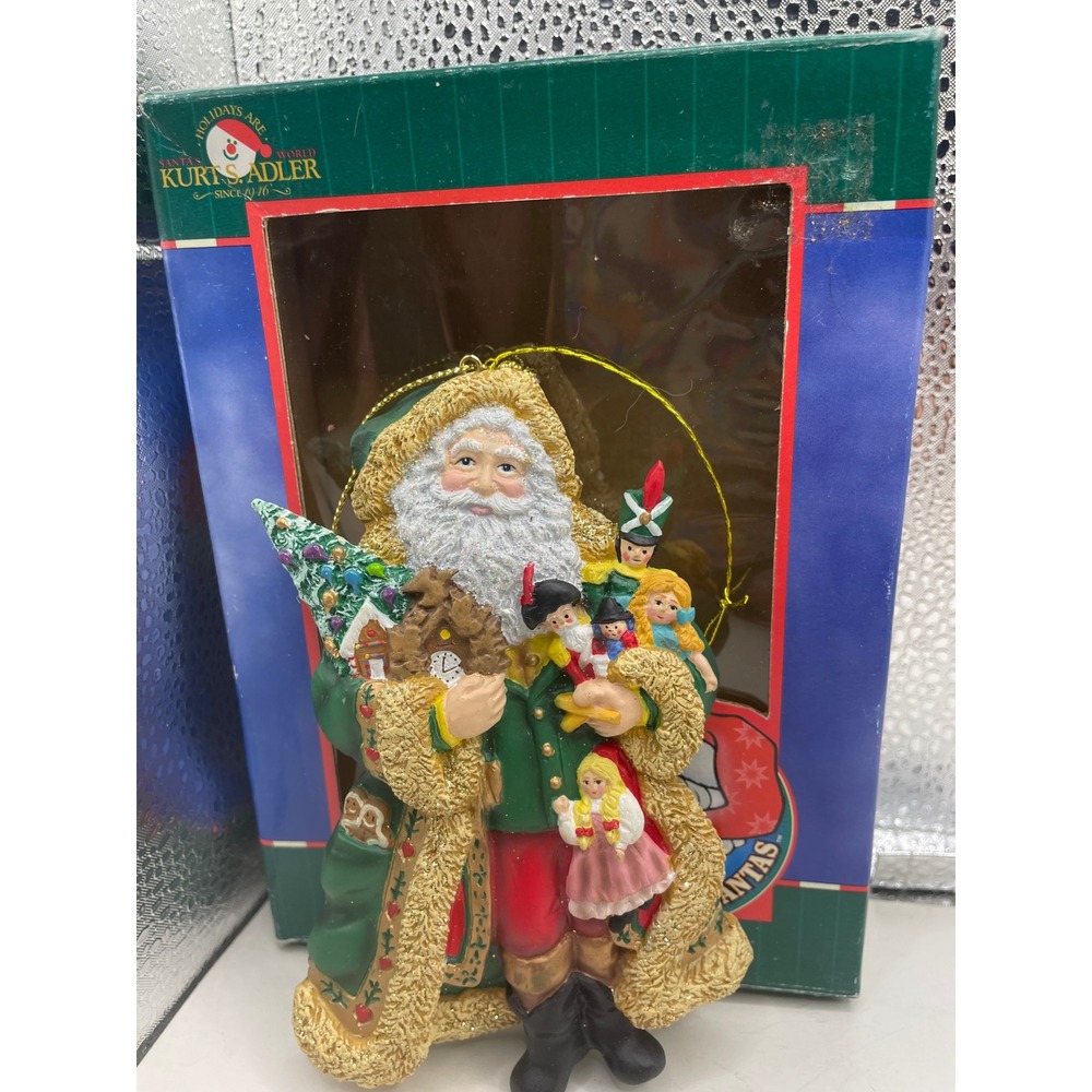 Kurt Adler World of Santas German Father Christmas Ornament‎ 2001 New